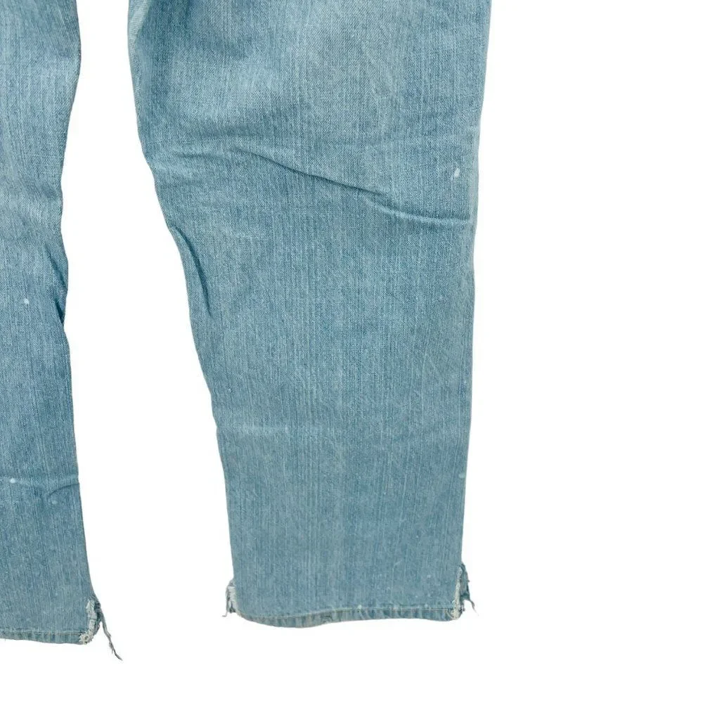 Mens Revolve Distressed Light Wash Jeans Size 40 X 32 - Picture 12 of 16